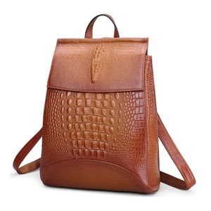Genuine Leather Backpack Shoulder Bag